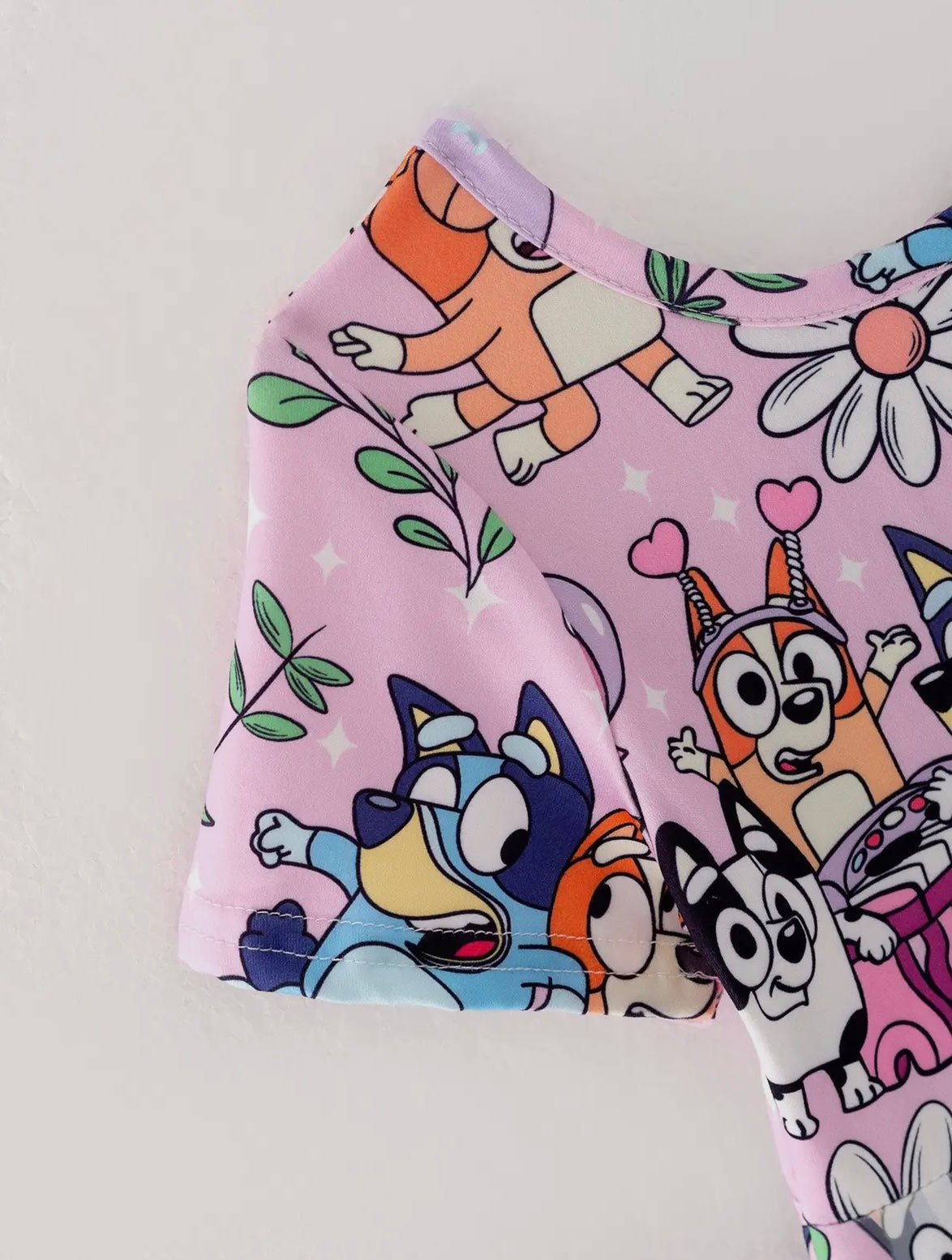 Cartoon Print Milk Silk Dress