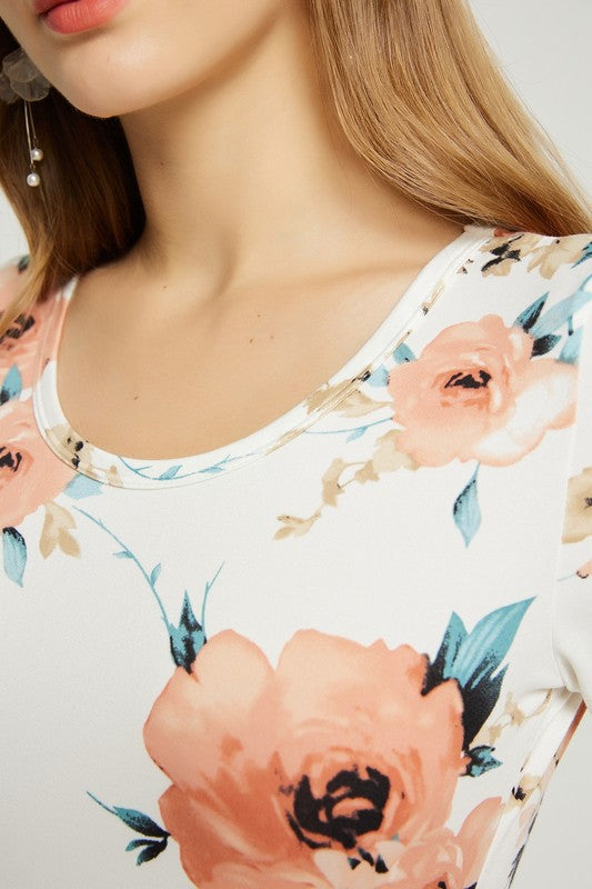 Women's Casual Floral Maxi Dress With Pocket