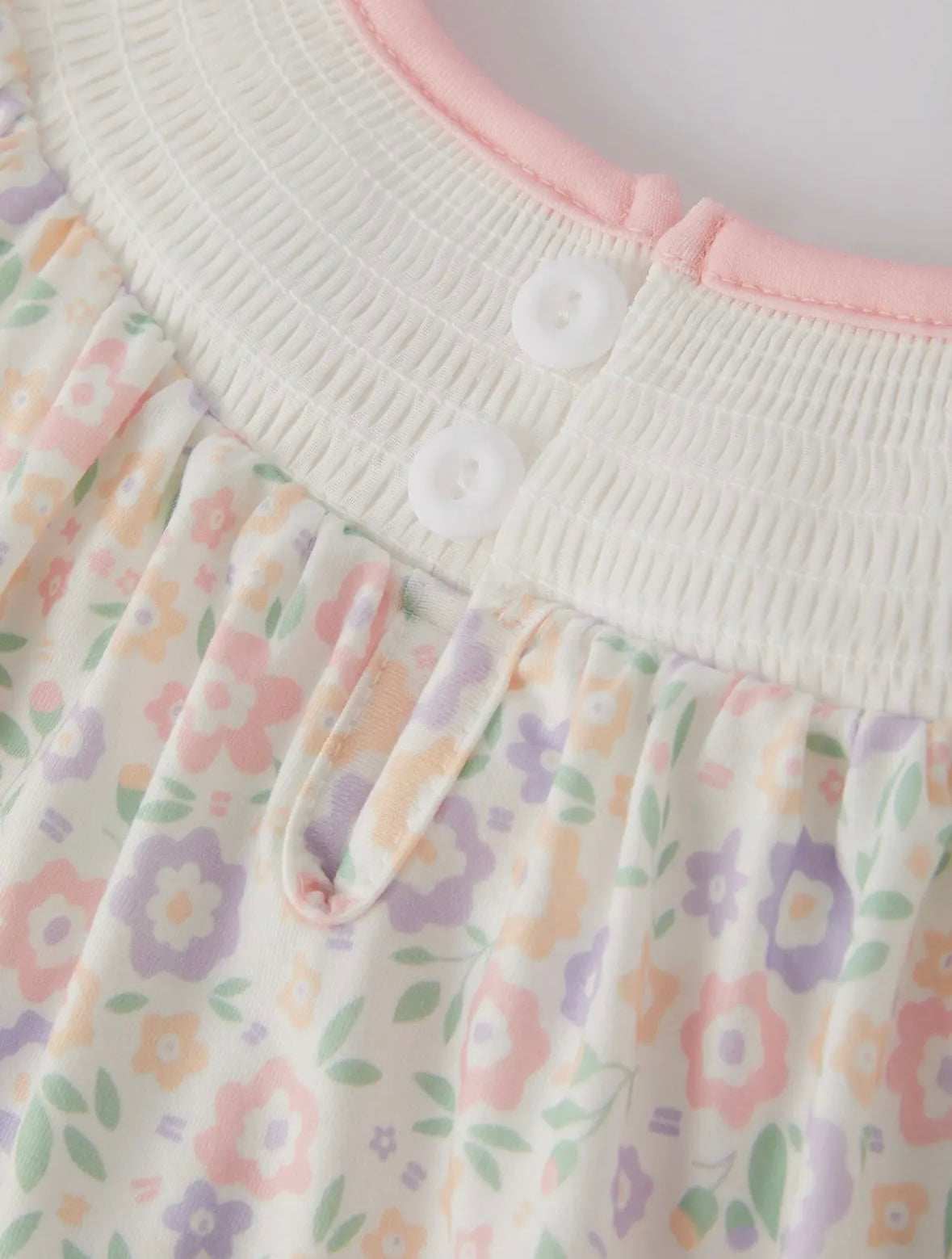 Cross Embroidered Smocked Dress✝️