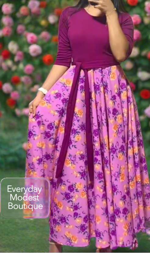Plum Blossom Dress