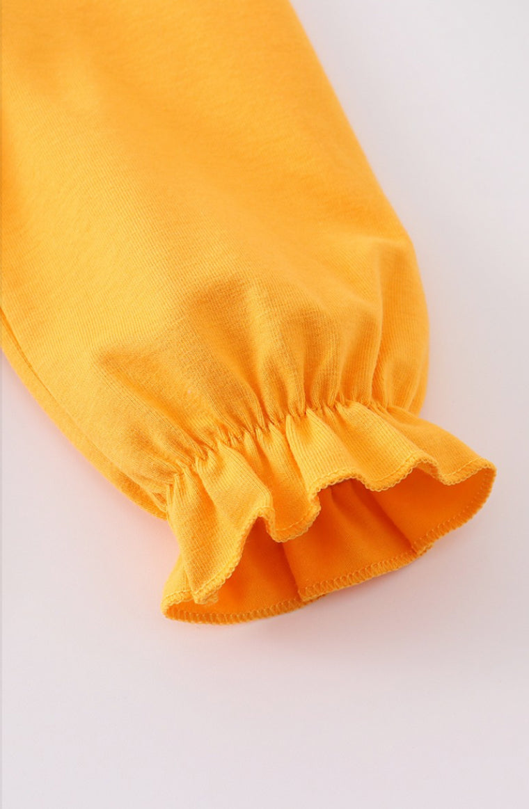 Girls Pumpkin Dress