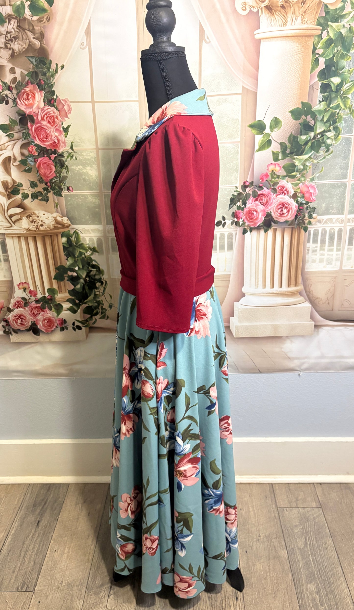 Emerald Blossom Dress