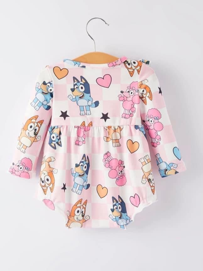 Baby Girl’s Character Print Romper
