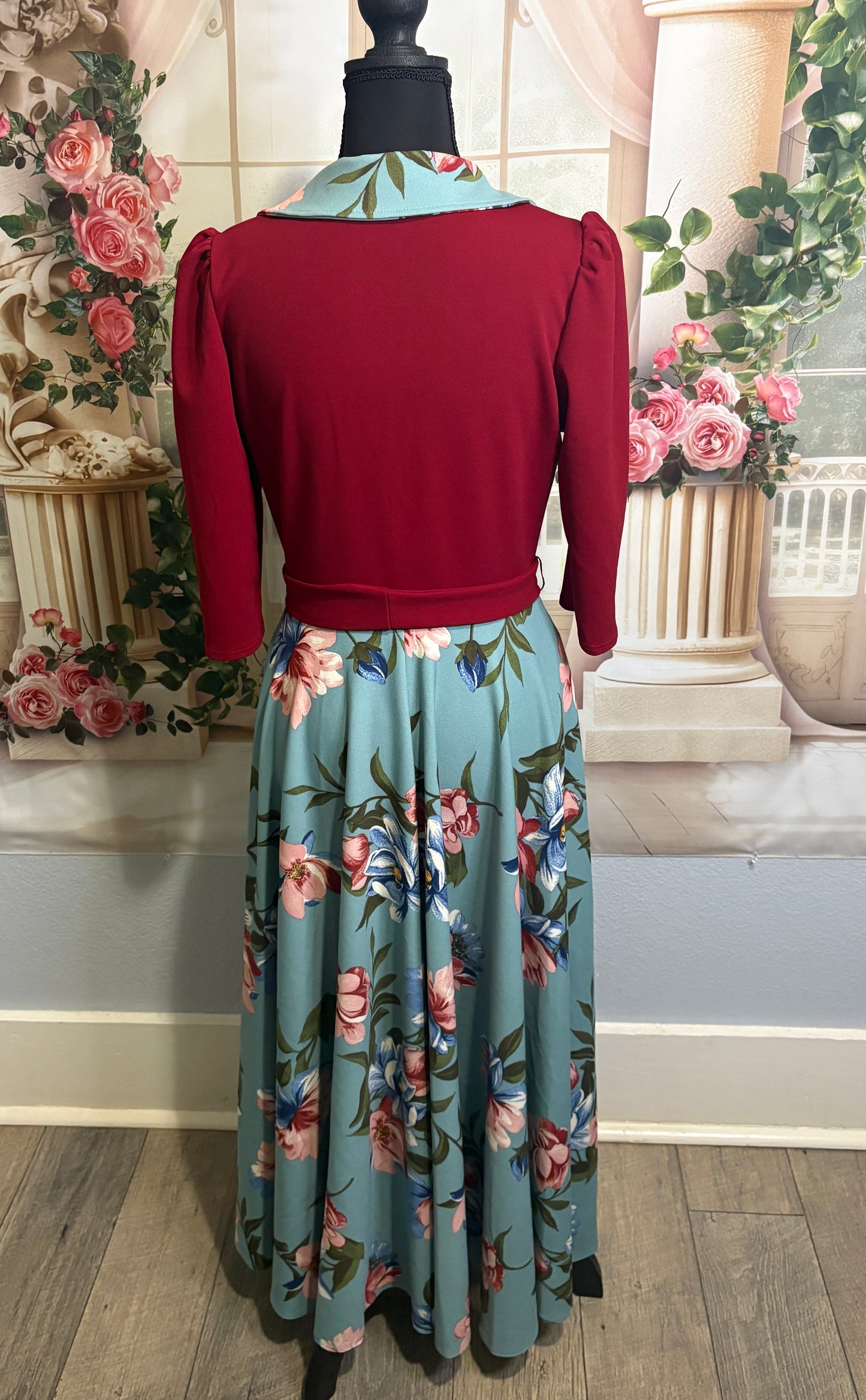 Emerald Blossom Dress