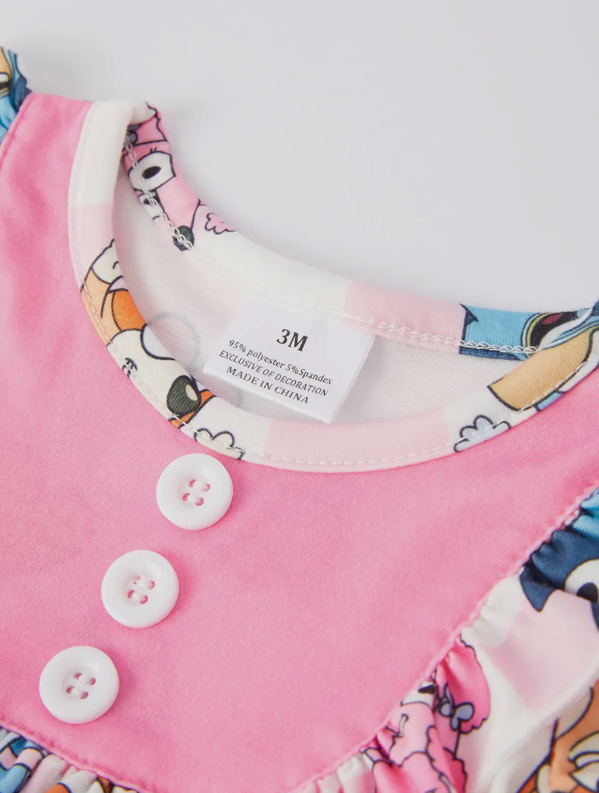 Baby Girl’s Character Print Romper
