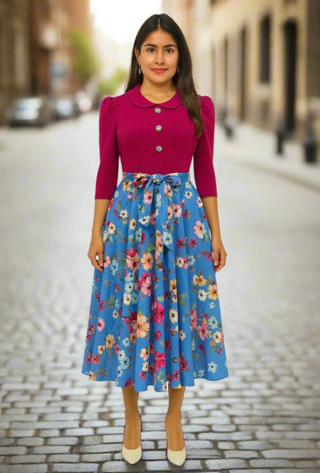 The Blooming Elegance Dress