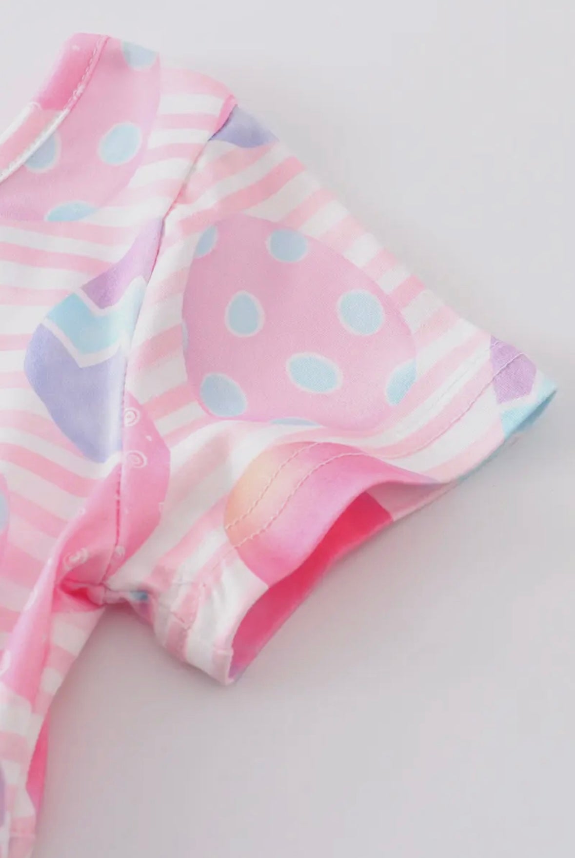 Pink Striped Egg Twirl Dress