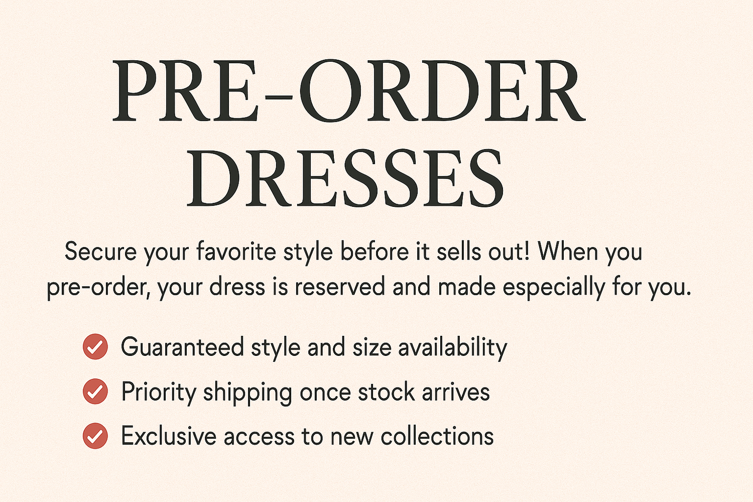PRE-ORDER