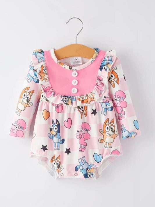 Baby Girl’s Character Print Romper