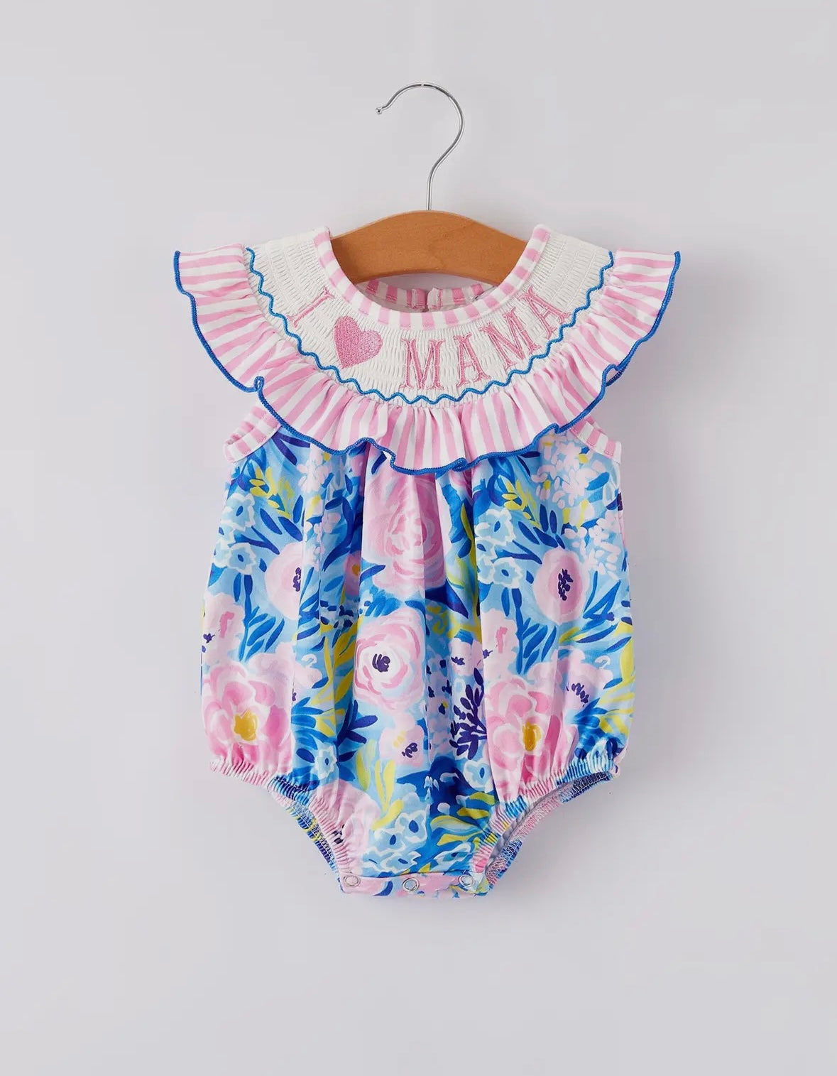 “I ❤️ Mama” Baby Romper