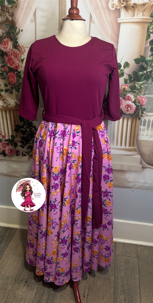 Plum Blossom Dress