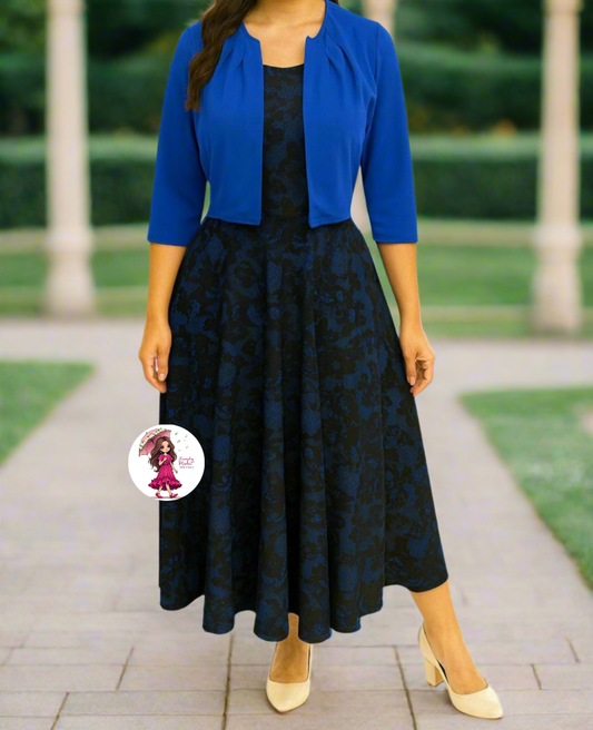 Azul Elegancia Dress